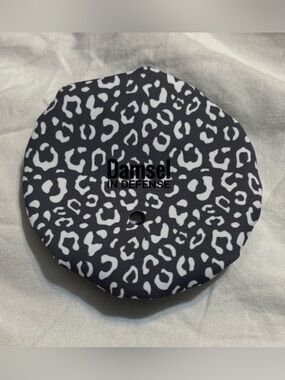 Damsel In Defense Grey & White Leopard Print Cover Up Cup Cover